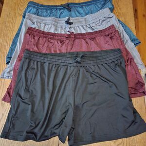 4 Pack Real Essentials Quick Dry Shorts Womens Size 2x New